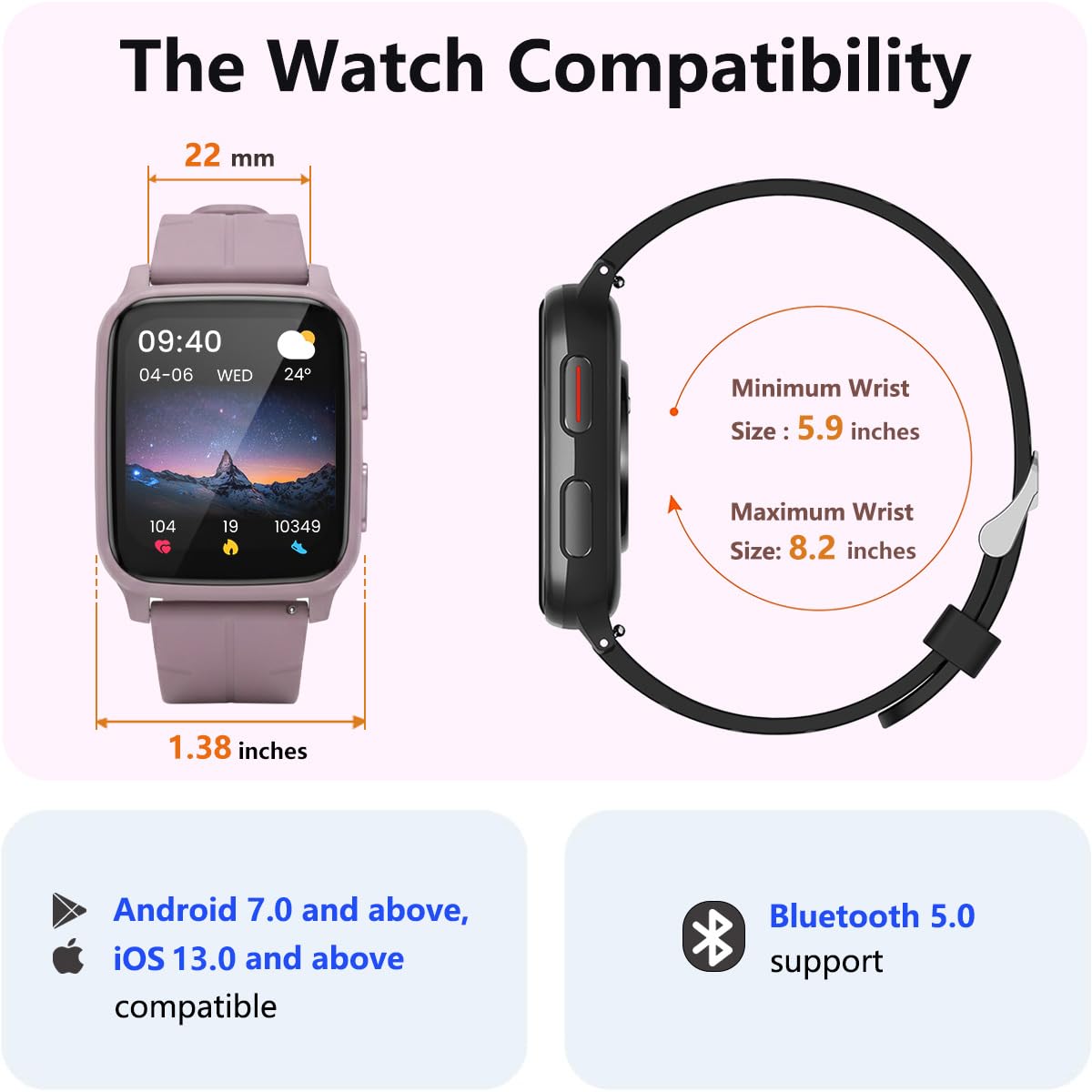 MorePro Fitness Tracker – Heart Rate, BP & Sleep Monitor