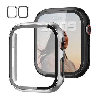 2-Pack Apple Watch Case with Tempered Glass – Full Coverage Protection
