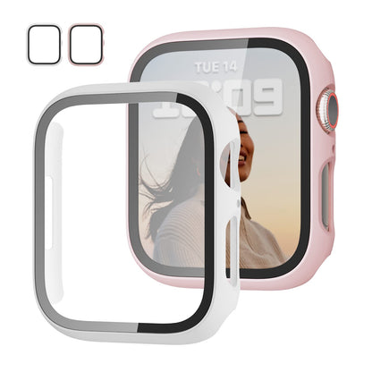 2-Pack Apple Watch Case with Tempered Glass – Full Coverage Protection