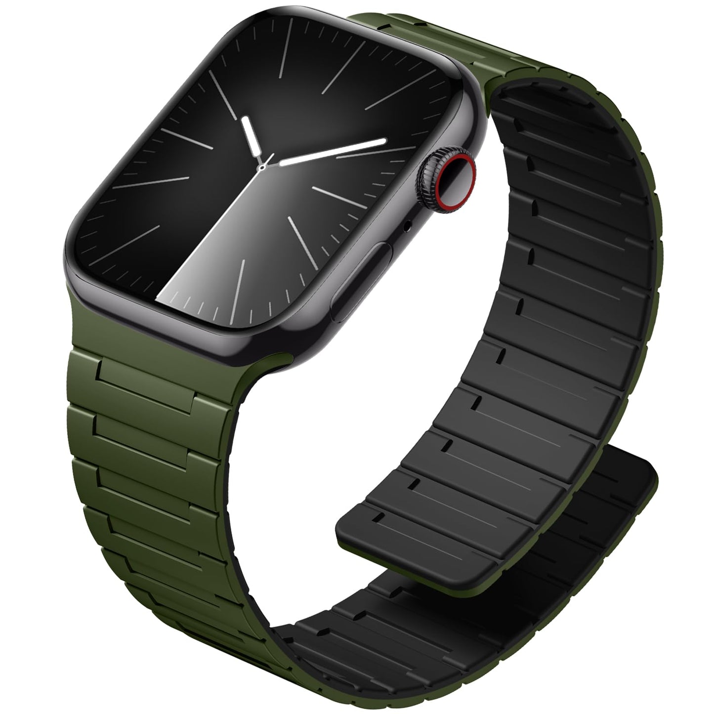 SNBLK Magnetic Silicone Band – Apple Watch Compatible Strap