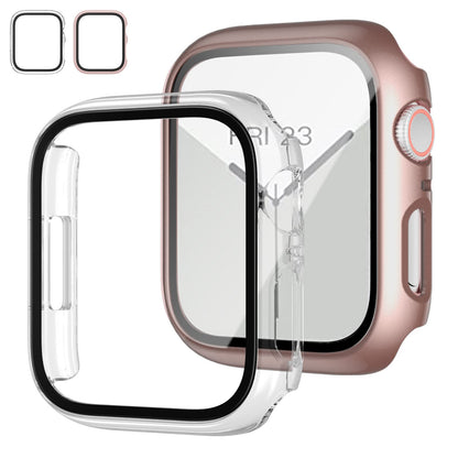 2-Pack Apple Watch Case with Tempered Glass – Full Coverage Protection