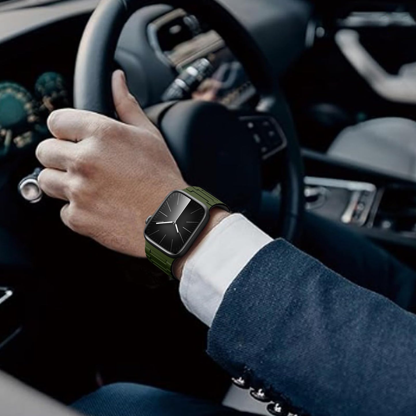 SNBLK Magnetic Silicone Band – Apple Watch Compatible Strap