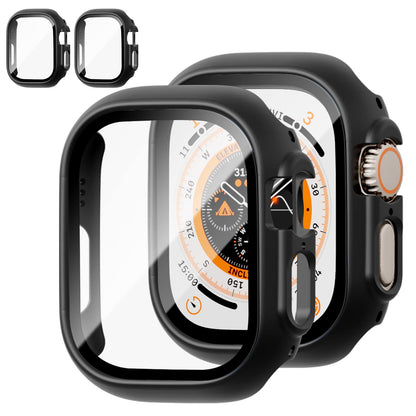 2-Pack Apple Watch Case with Tempered Glass – Full Coverage Protection