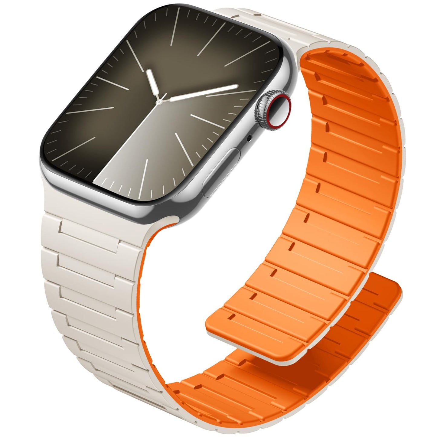 SNBLK Magnetic Silicone Band – Apple Watch Compatible Strap