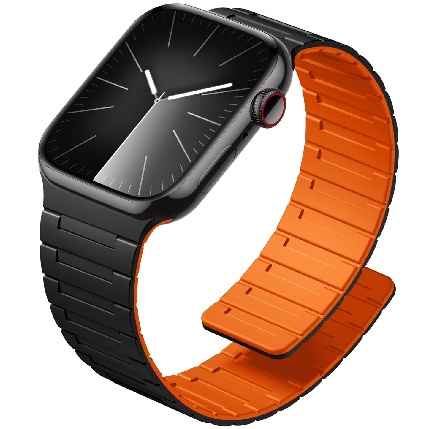 SNBLK Magnetic Silicone Band – Apple Watch Compatible Strap