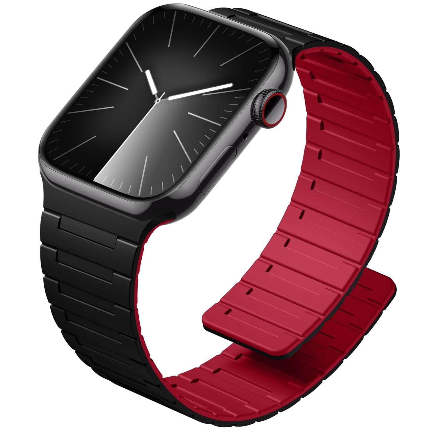 SNBLK Magnetic Silicone Band – Apple Watch Compatible Strap