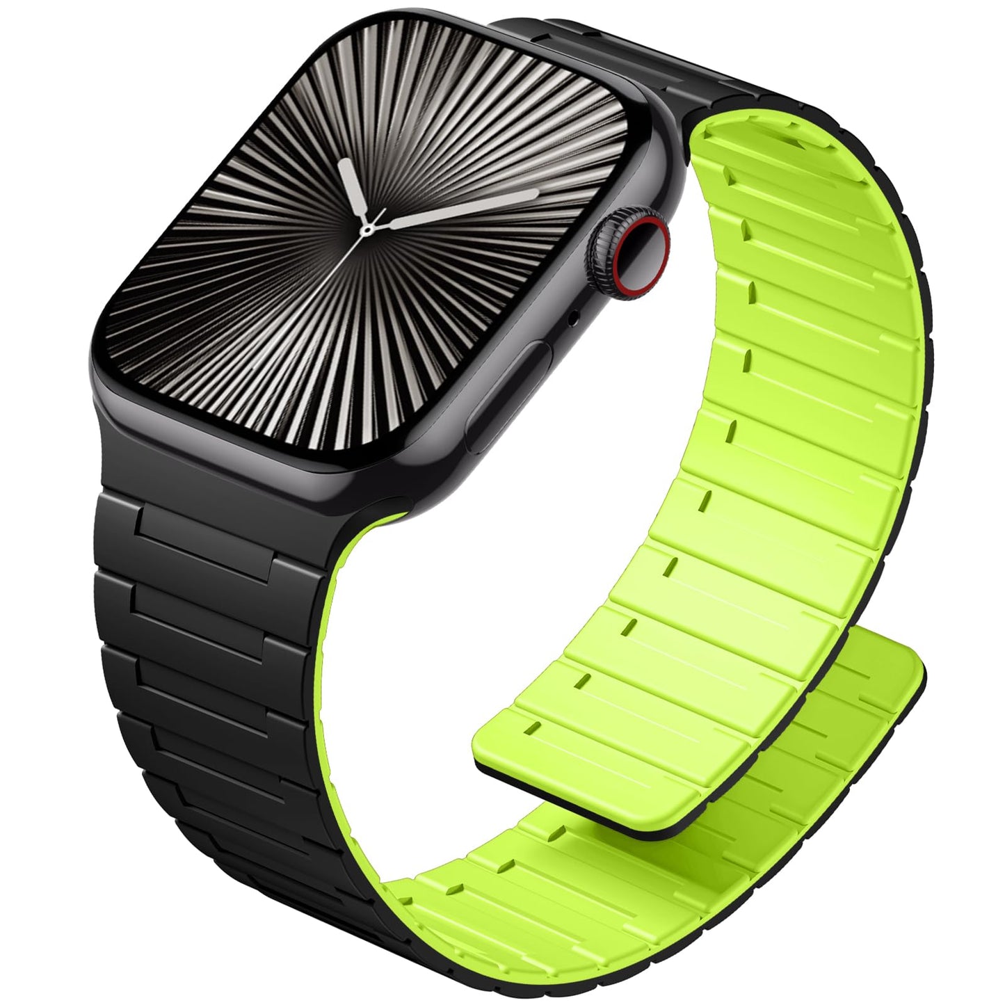 SNBLK Magnetic Silicone Band – Apple Watch Compatible Strap