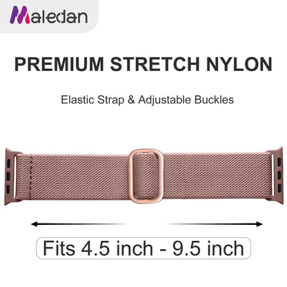 Maledan 10-Pack Braided Solo Loop – Apple Watch Bands
