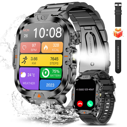 BRUBOSES Smartwatch – 30-Day Battery & Fitness Tracker