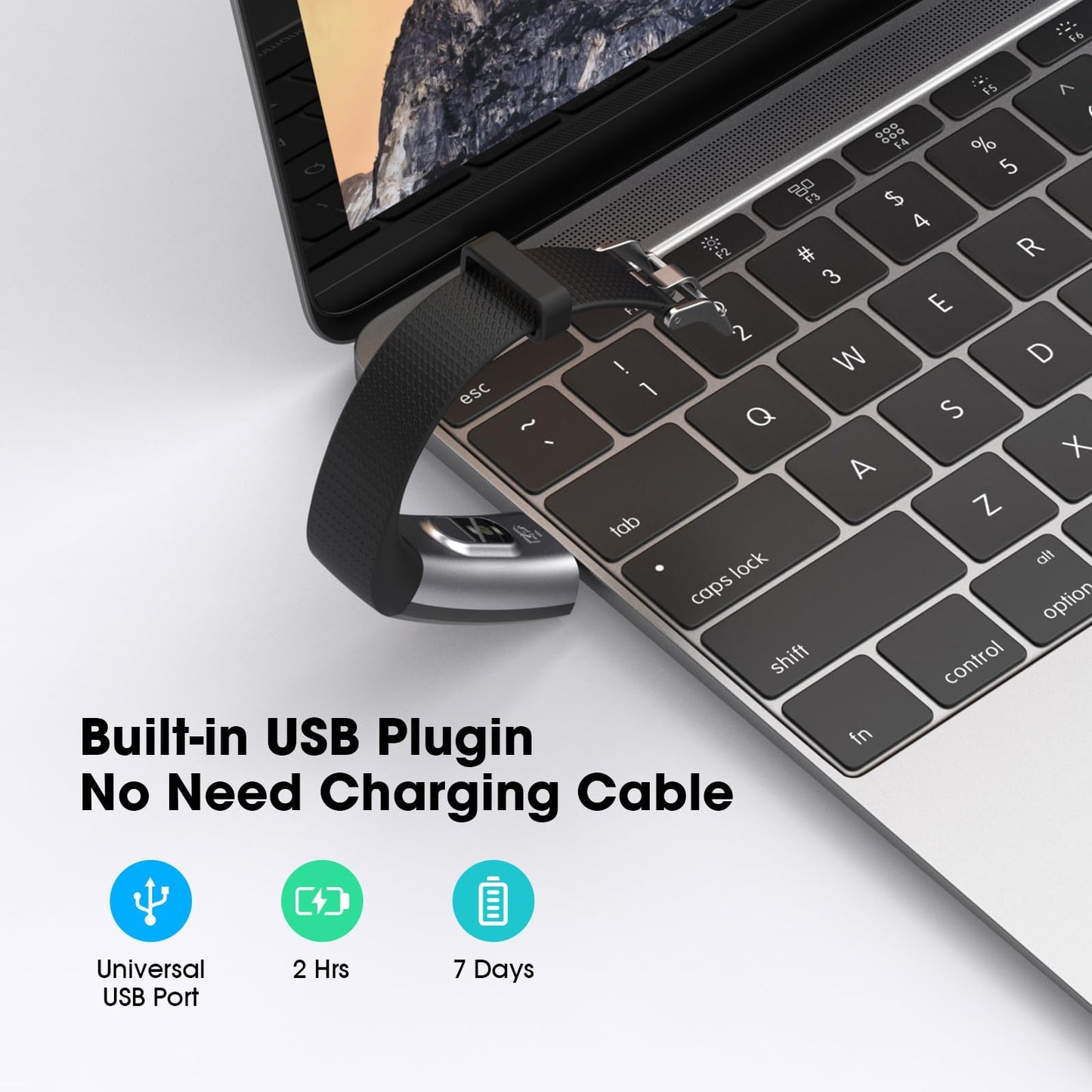 EURANS Fitness Tracker – Heart Rate & Activity Monitor