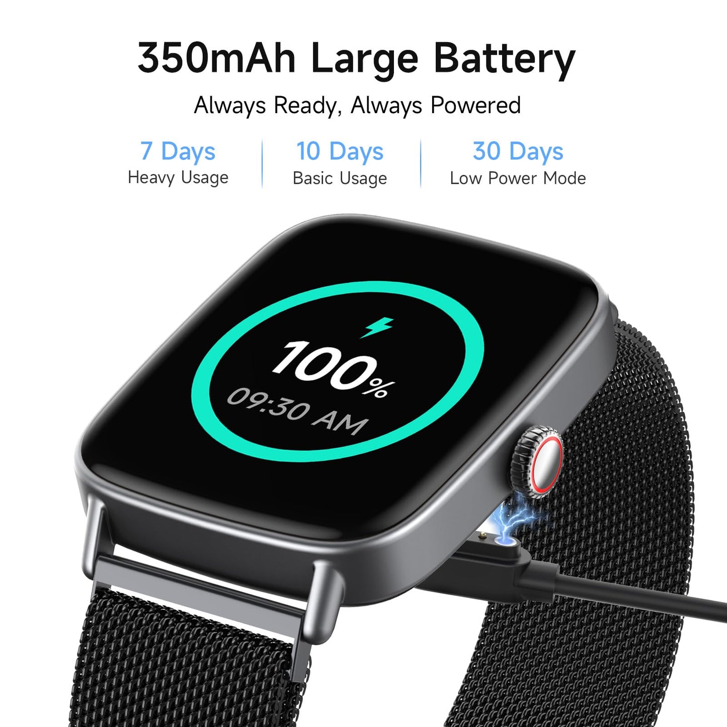 1.85” HD Smartwatch – Fitness Tracker & Bluetooth Calling