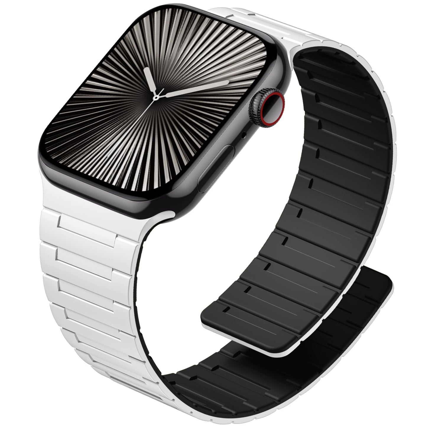 SNBLK Magnetic Silicone Band – Apple Watch Compatible Strap