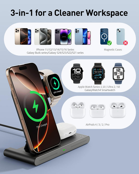 RYND Wireless Charger – iPhone Charging Station