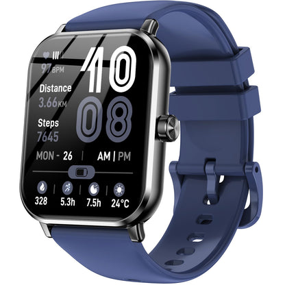 Jacoosa Smart Watches for Men, 1.83" HD Touchsreen, Bluetooth Calling, 5 ATM Water-Resistance, 130+ Sports Modes, Health, Fitness & Sleep Tracker, Timer, Pedometer, Fitness Watch for Android/iOS