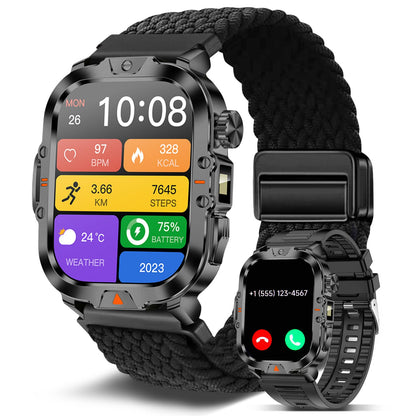 BRUBOSES Smartwatch – 30-Day Battery & Fitness Tracker