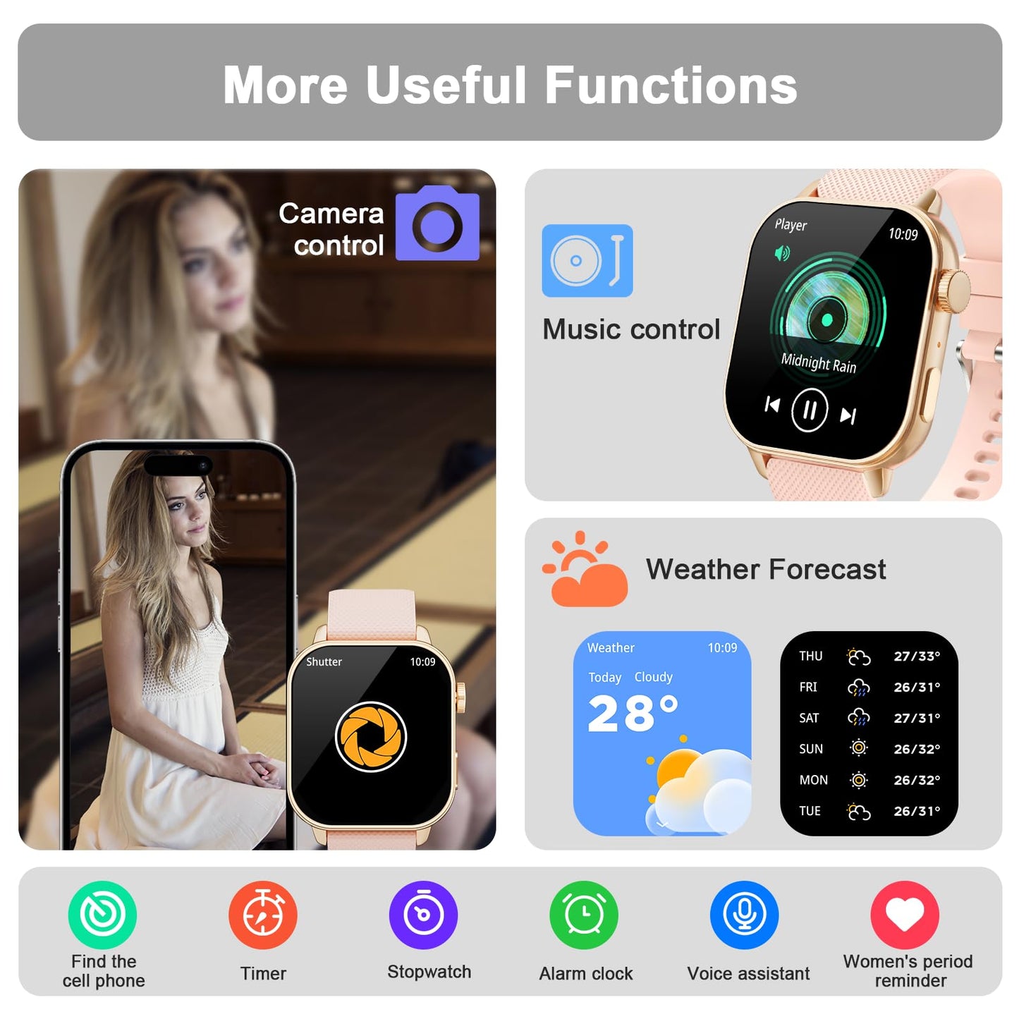 MFVLP 1.85” AMOLED Smartwatch – Fitness & Call Features
