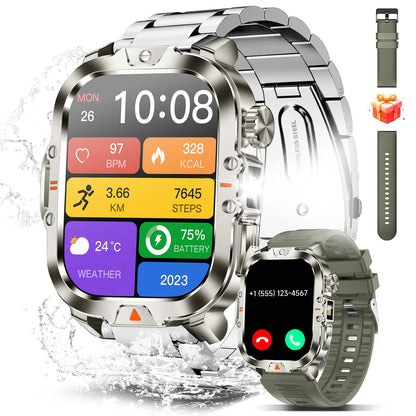 BRUBOSES Smartwatch – 30-Day Battery & Fitness Tracker