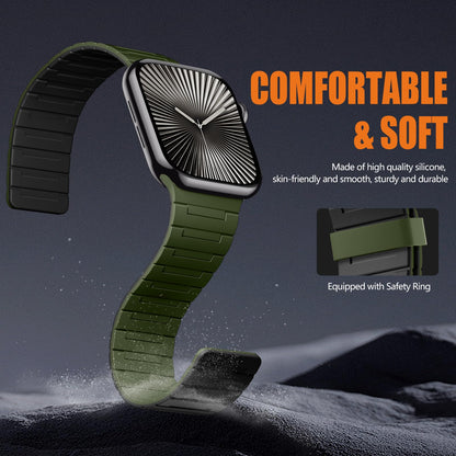 SNBLK Magnetic Silicone Band – Apple Watch Compatible Strap
