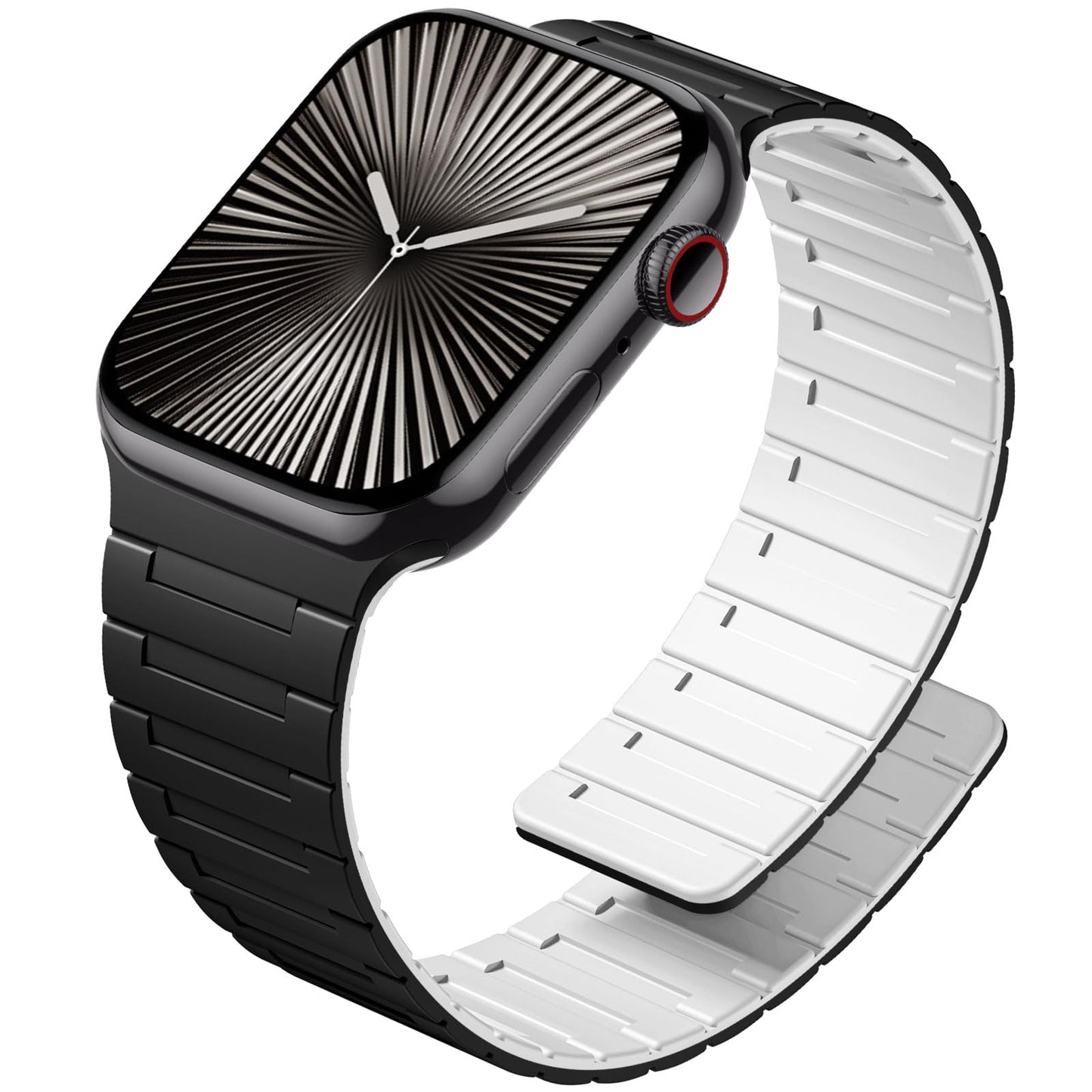 SNBLK Magnetic Silicone Band – Apple Watch Compatible Strap