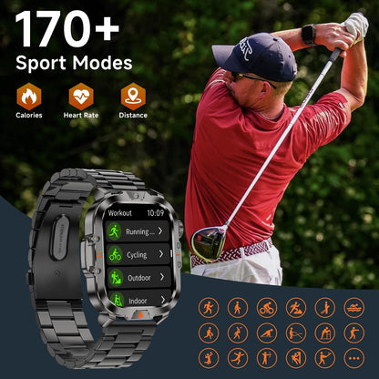 BRUBOSES Smartwatch – 30-Day Battery & Fitness Tracker