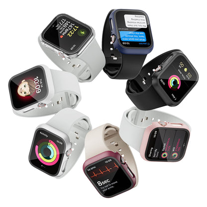 2-Pack Apple Watch Case with Tempered Glass – Full Coverage Protection