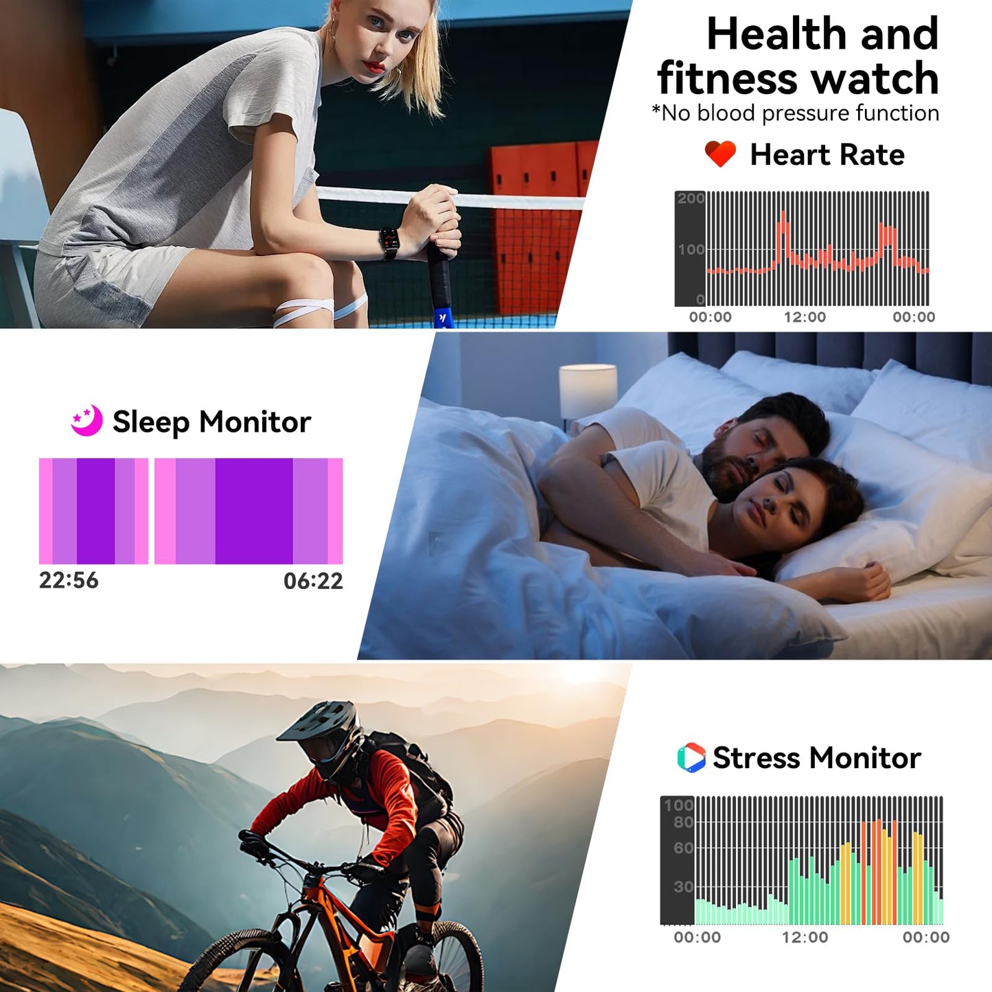 Jacoosa Smart Watches for Men, 1.83" HD Touchsreen, Bluetooth Calling, 5 ATM Water-Resistance, 130+ Sports Modes, Health, Fitness & Sleep Tracker, Timer, Pedometer, Fitness Watch for Android/iOS