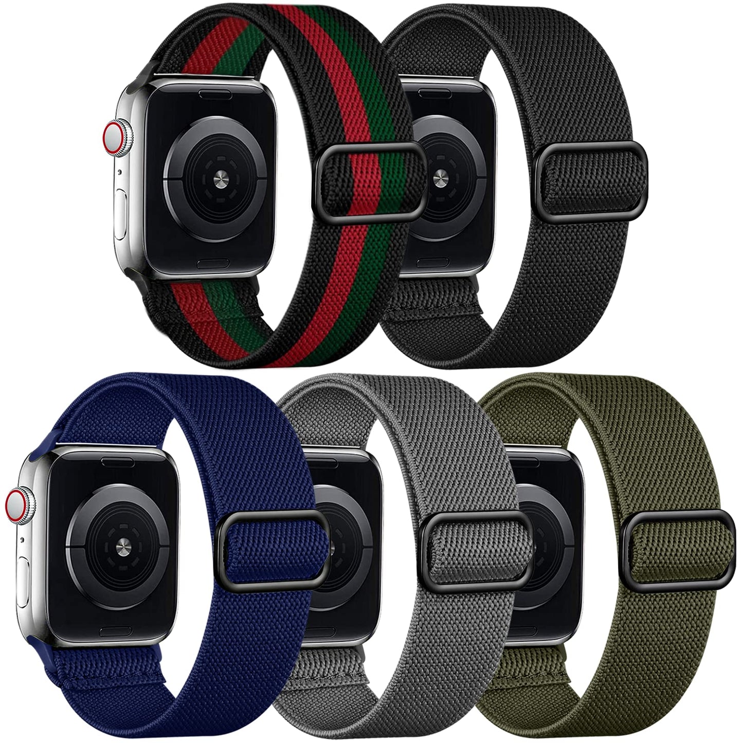 Adorve Stretchy Braided Band – Apple Watch Compatible Strap