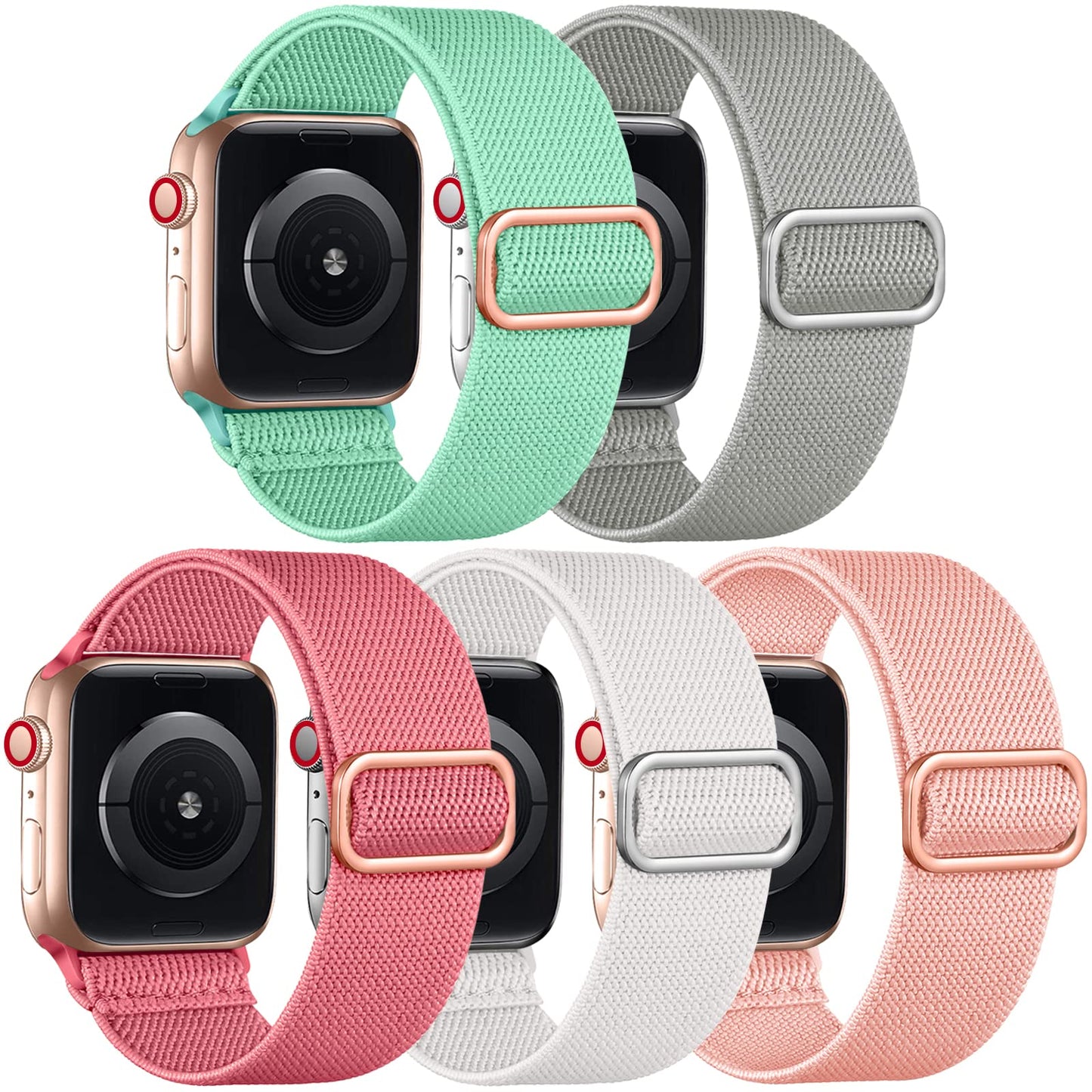 Adorve Stretchy Braided Band – Apple Watch Compatible Strap