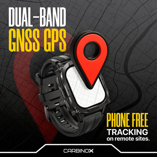 CARBINOX Edge Smartwatch – Rugged AMOLED GPS Tracker