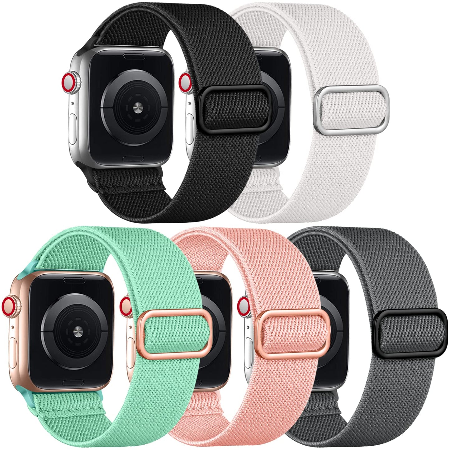 Adorve Stretchy Braided Band – Apple Watch Compatible Strap
