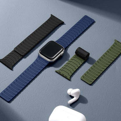 SNBLK Magnetic Silicone Band – Apple Watch Compatible Strap