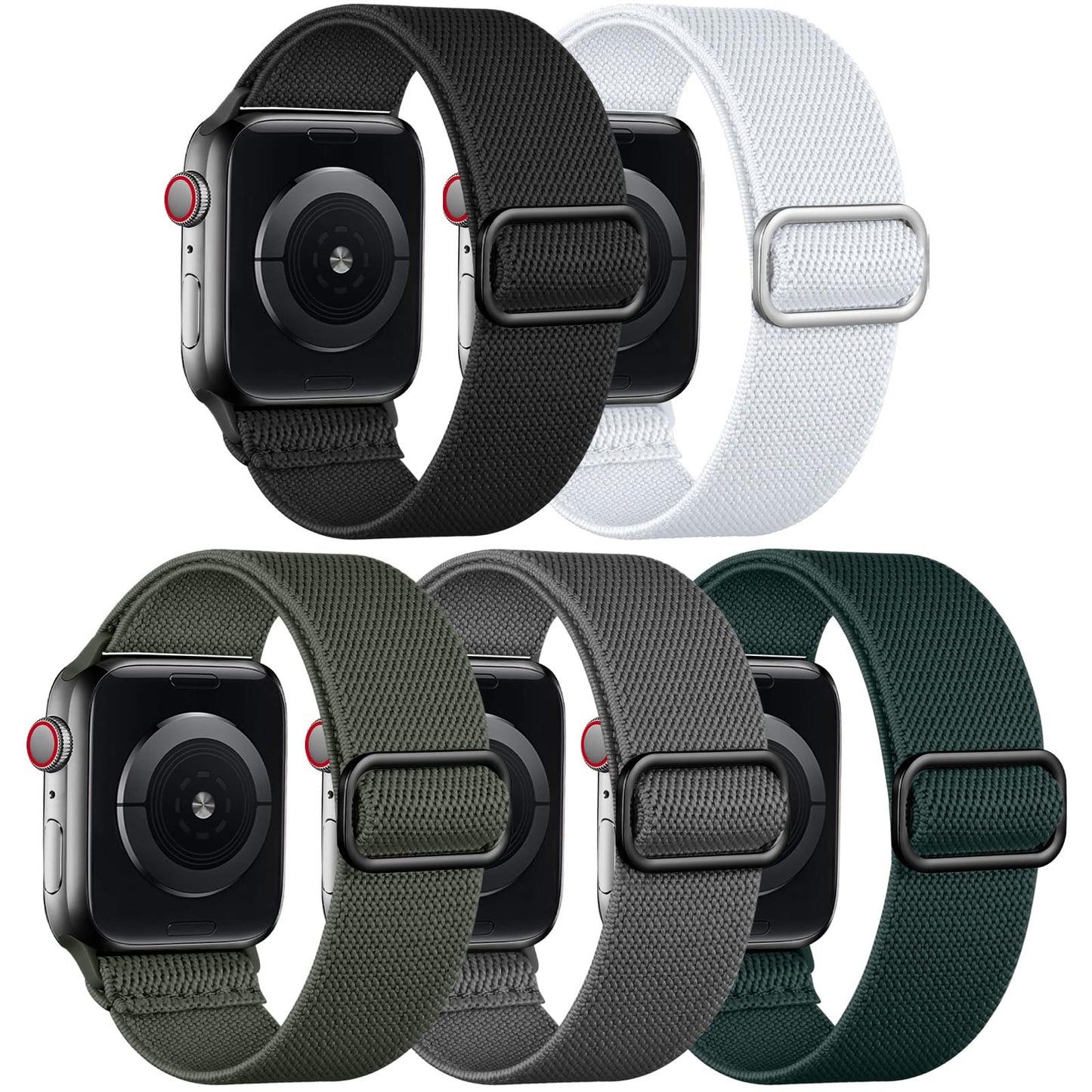 Adorve Stretchy Braided Band – Apple Watch Compatible Strap