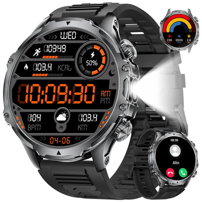 SUNKTA 1.85” Smartwatch – Long Battery Fitness Tracke