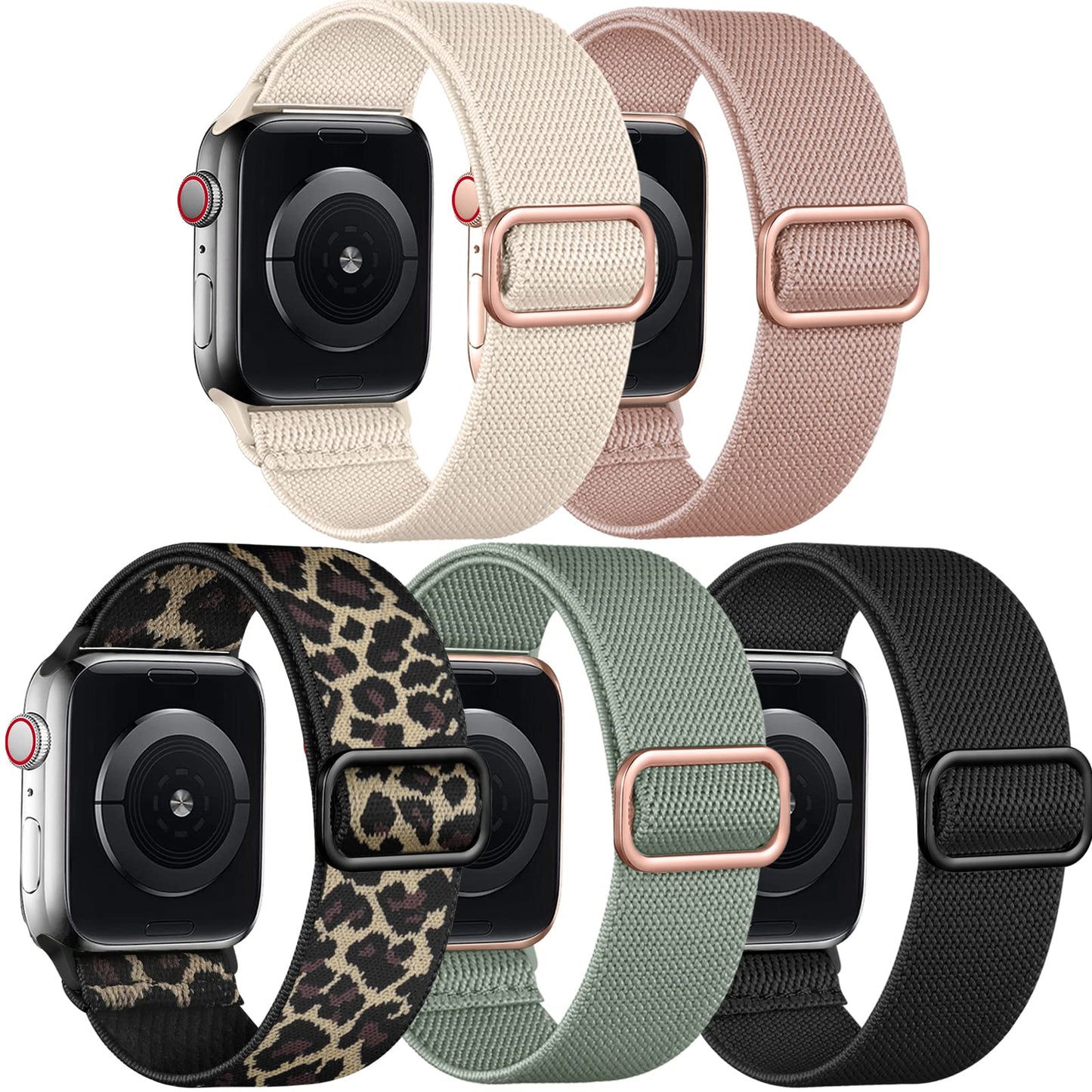 Adorve Stretchy Braided Band – Apple Watch Compatible Strap