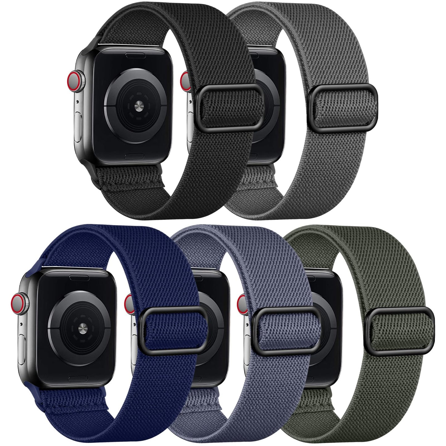 Adorve Stretchy Braided Band – Apple Watch Compatible Strap