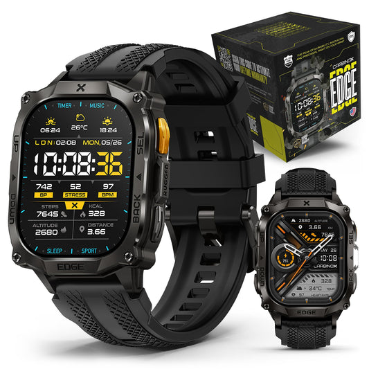 CARBINOX Edge Smartwatch – Rugged AMOLED GPS Tracker